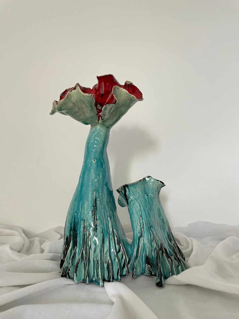 Œuvre de l'artiste céramiste Nathalie Vernerie.