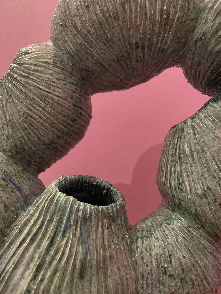Réalisation de Nathalie Vernerie. Artiste céramiste d'Indre-et-Loire.