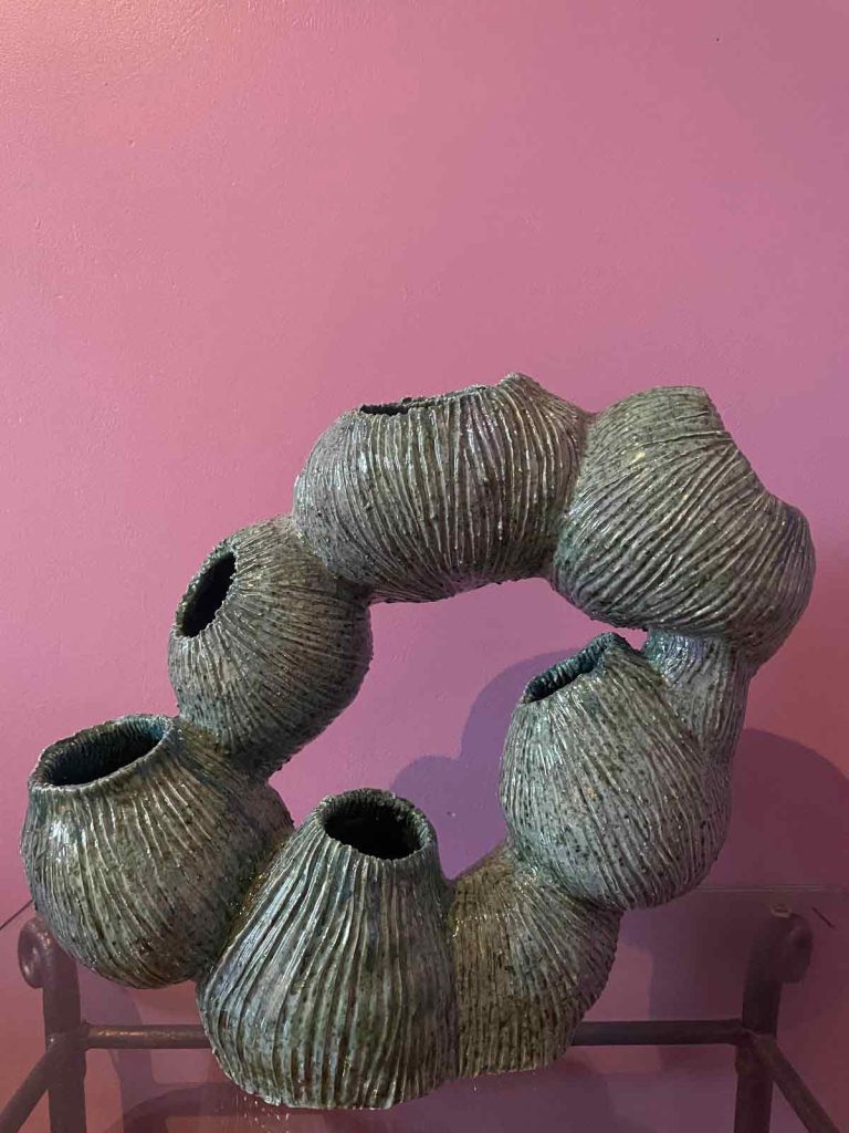 Réalisation de N. Vernerie. Artiste céramiste en Indre-et-Loire.